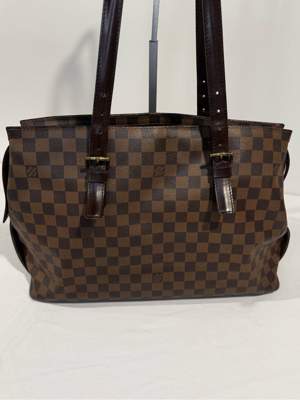 Louie Vuitton Damier Ebene Chelsea Tote Bag (Model N51119)